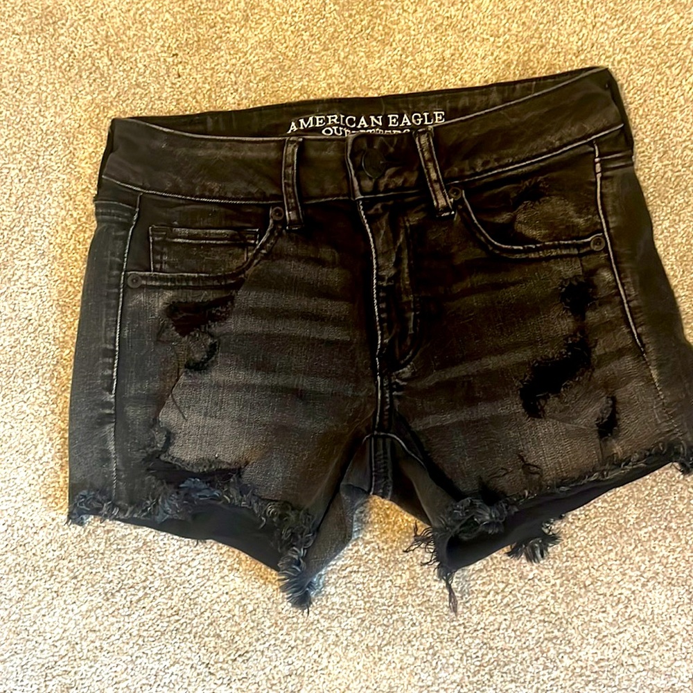 Denim shorts